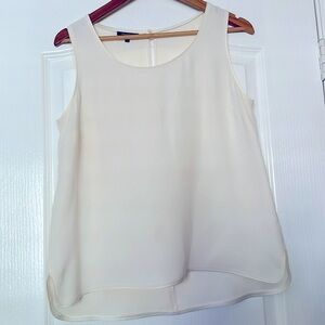 Lafayette 148 New York cream silk blouse